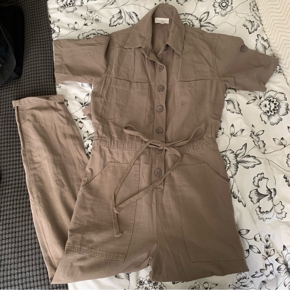 LIKE NEW bohme cargo jumpsuit size XS